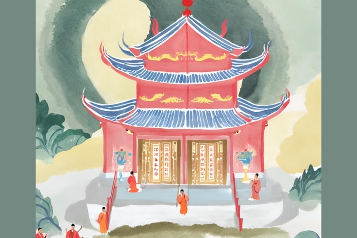 日月潭文武廟月老祈福愛情婚姻美滿