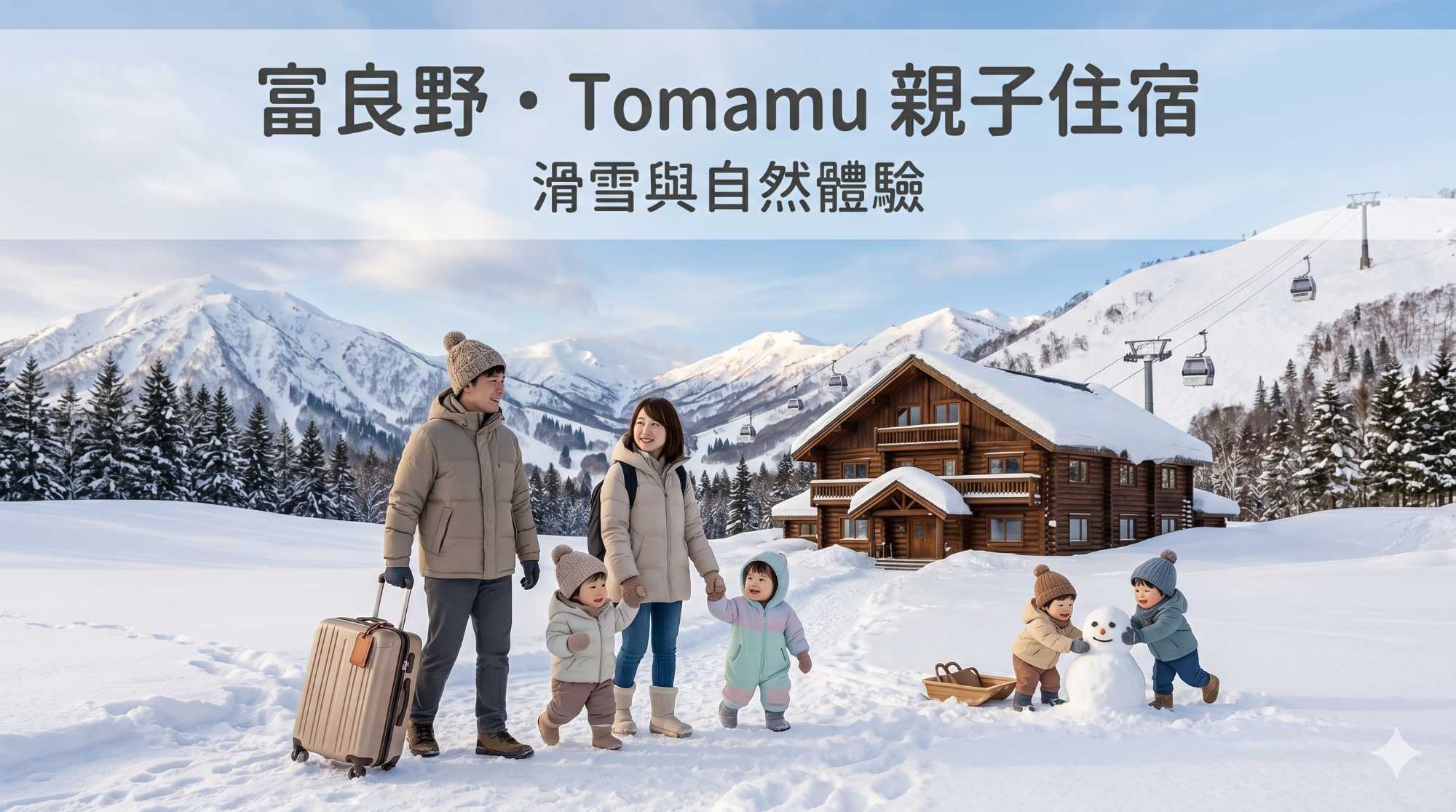 【2026北海道親子飯店】札幌、小樽、函館怎麼選?20+間分區整理一次看 - 第3張圖 富良野Tomamu 滑雪度假