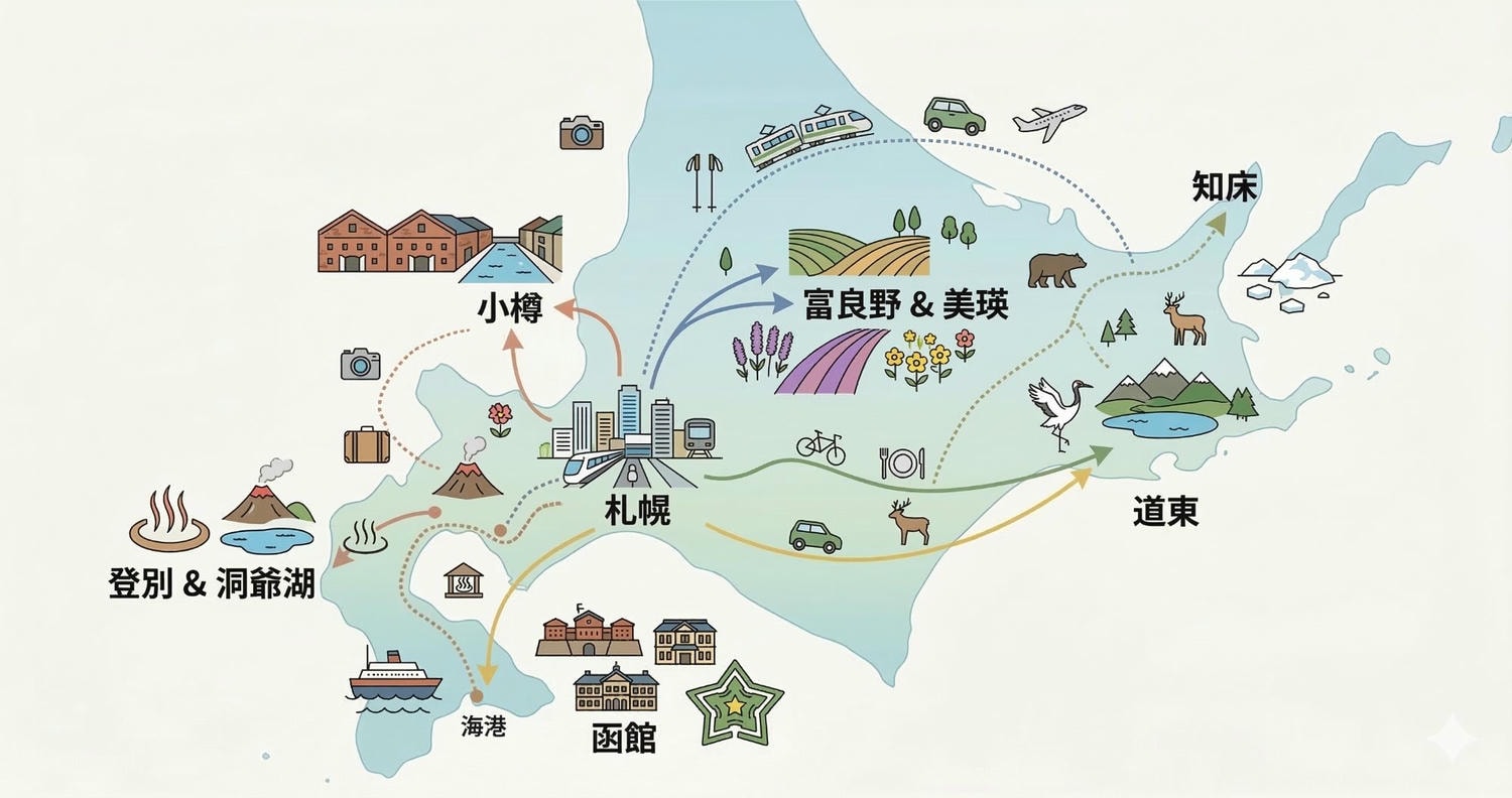 【2026北海道自由行攻略】玩幾天、住哪裡、費用怎麼抓?第一次去北海道這樣規劃最順 - 第6張圖 【2026北海道自由行攻略】玩幾天、住哪裡、費用怎麼抓?第一次去北海道這樣規劃最順